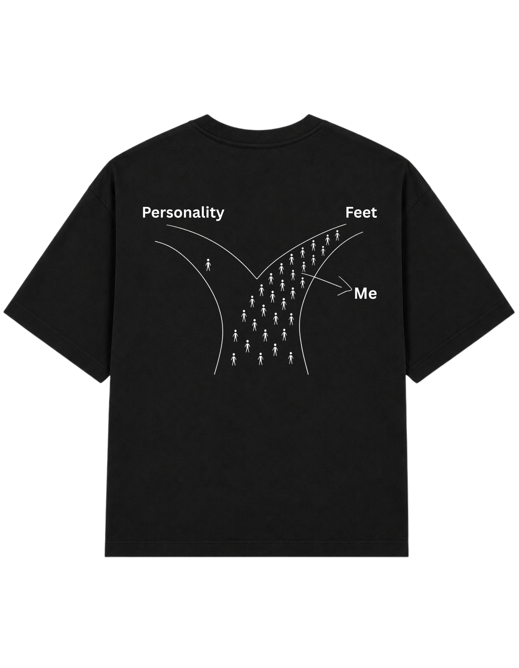 Feet Over Personality | T-Shirt