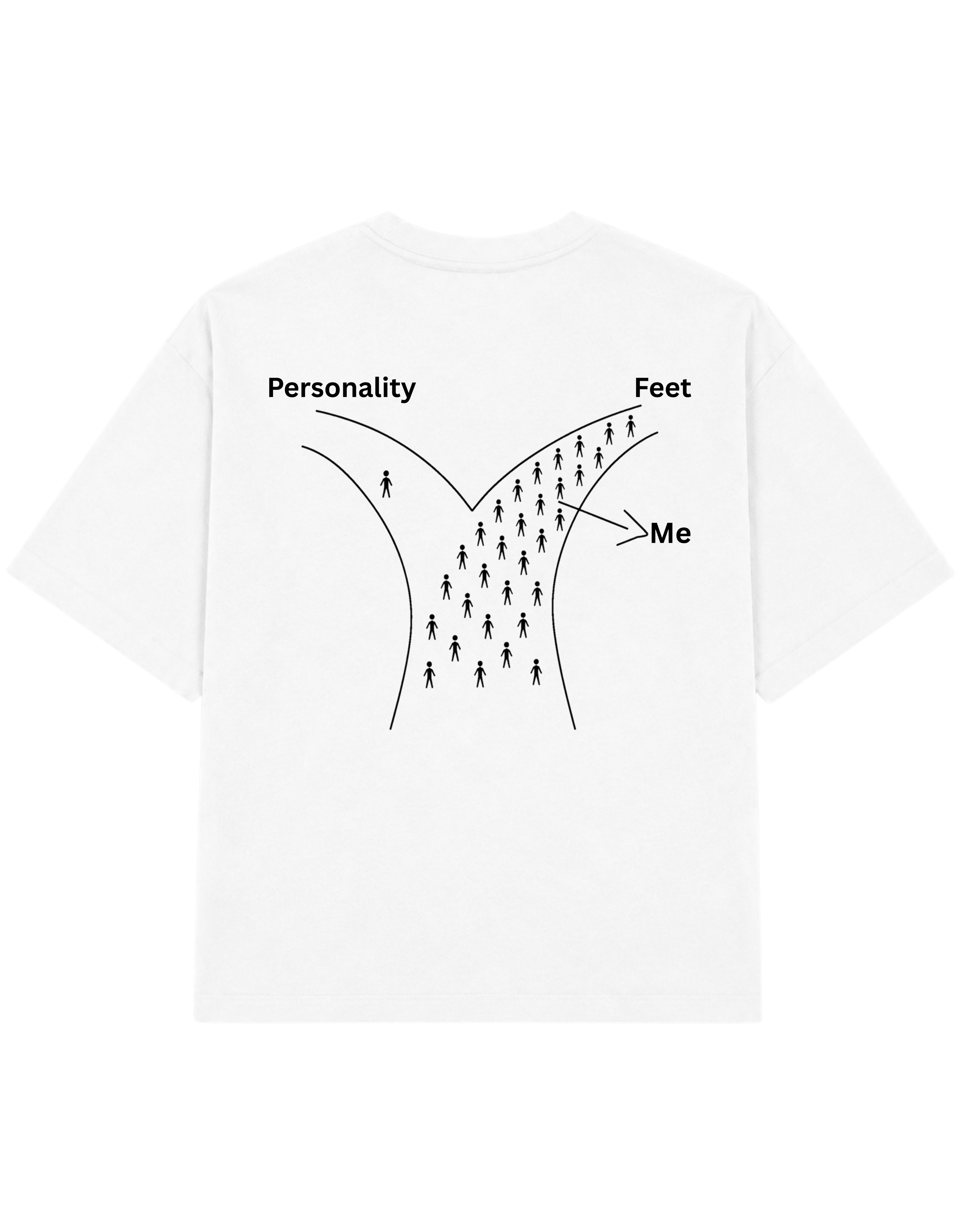 Feet Over Personality | T-Shirt