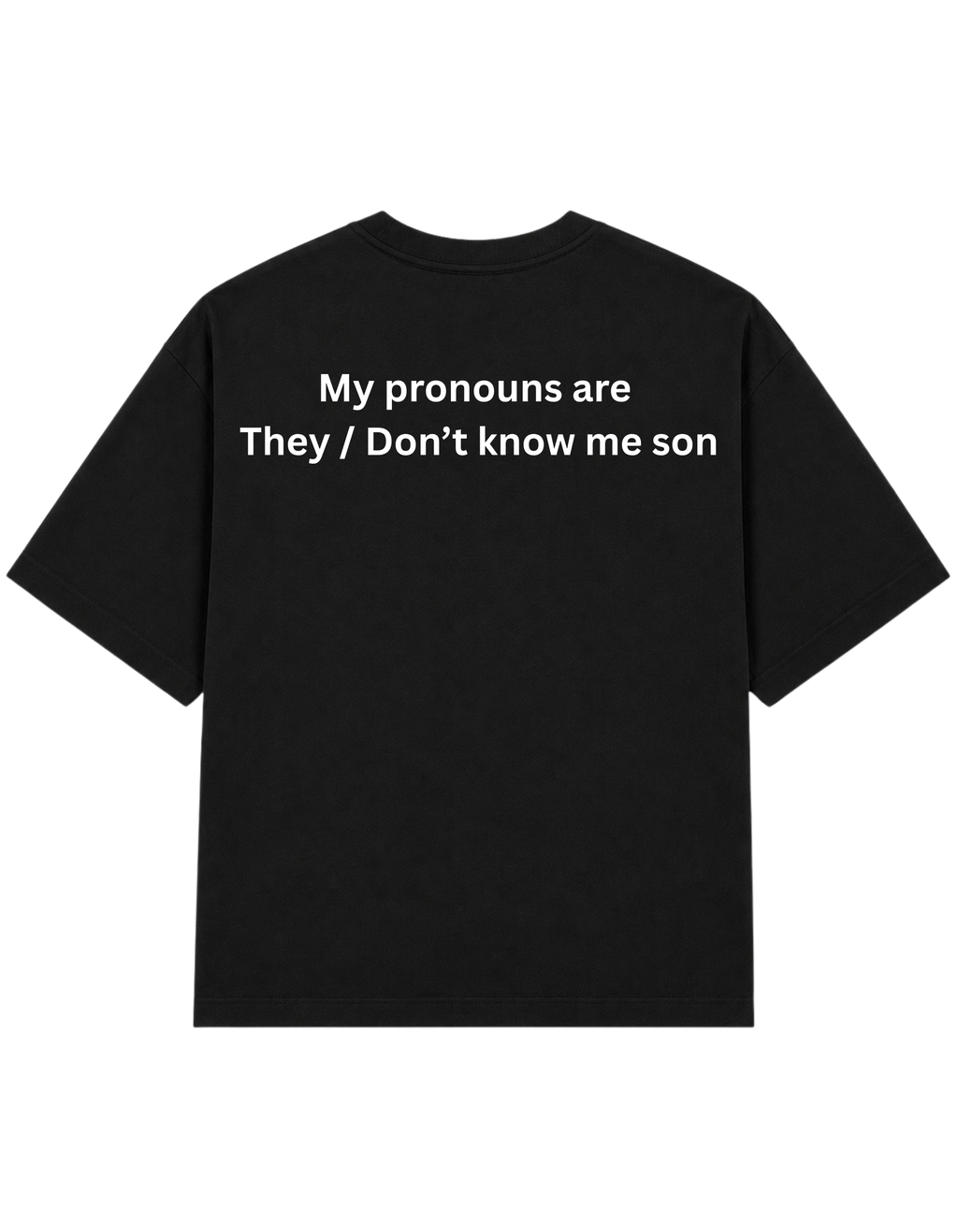 My Pronouns Are They / Don't Know Me Son | T-Shirt
