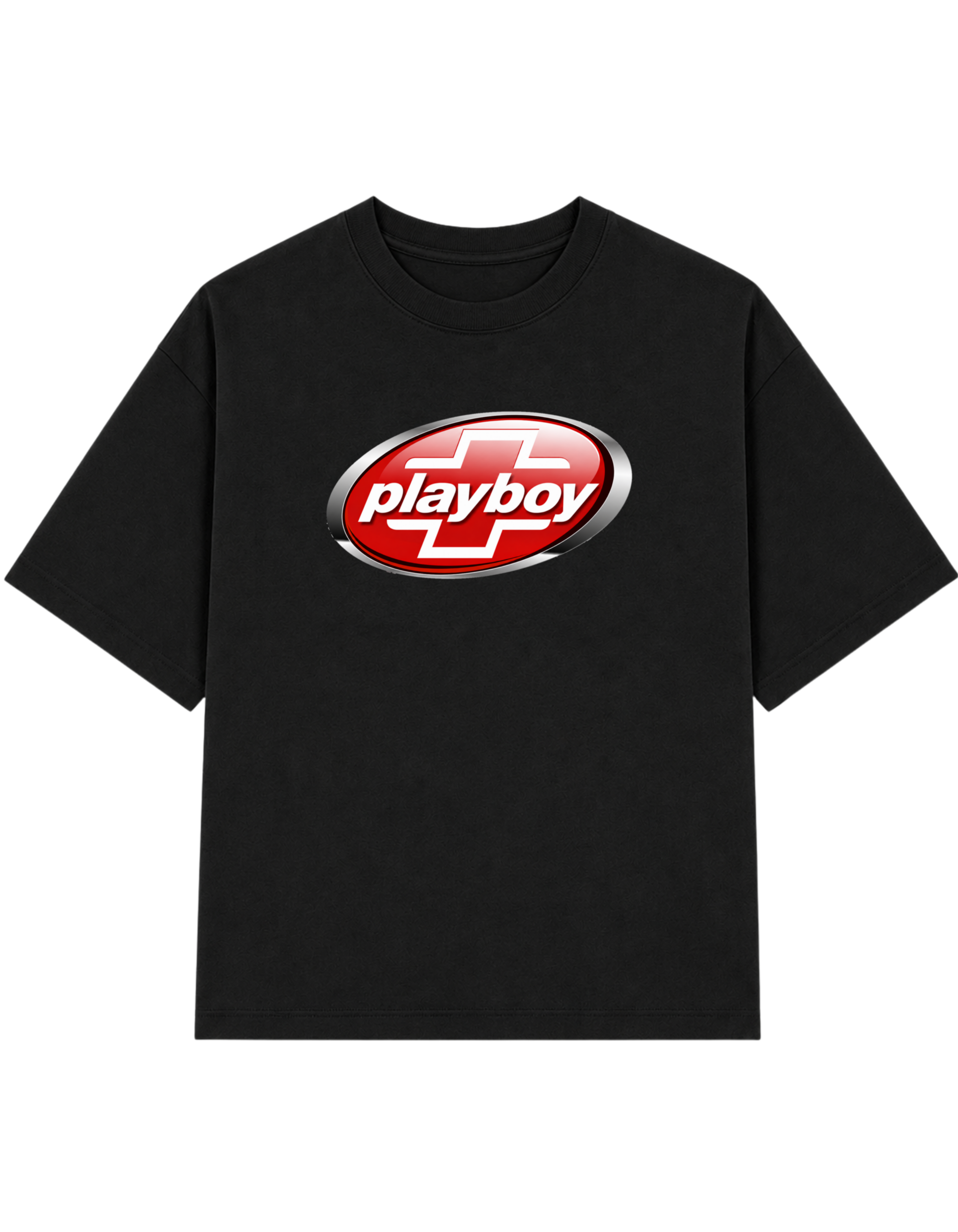 Parody Play boy Graphic T-shirt